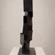 Sculpture brutaliste signée “kely” — acier soudé — 99 cm