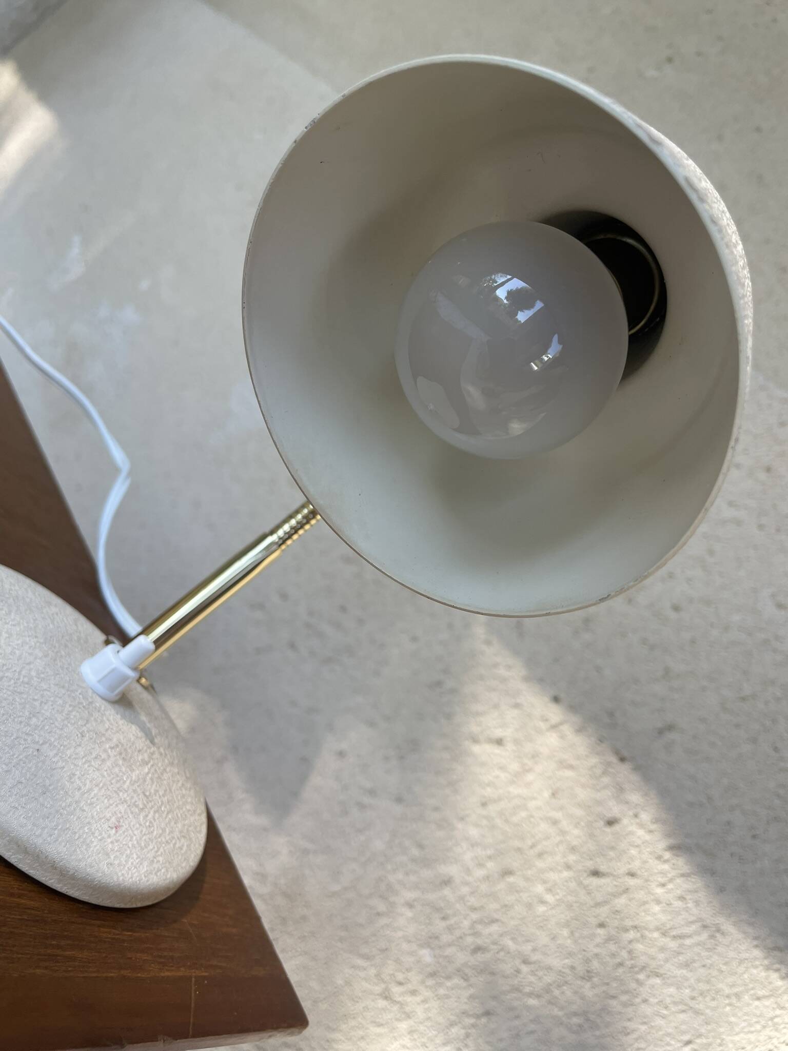 70' Aluminor metal desk lamp