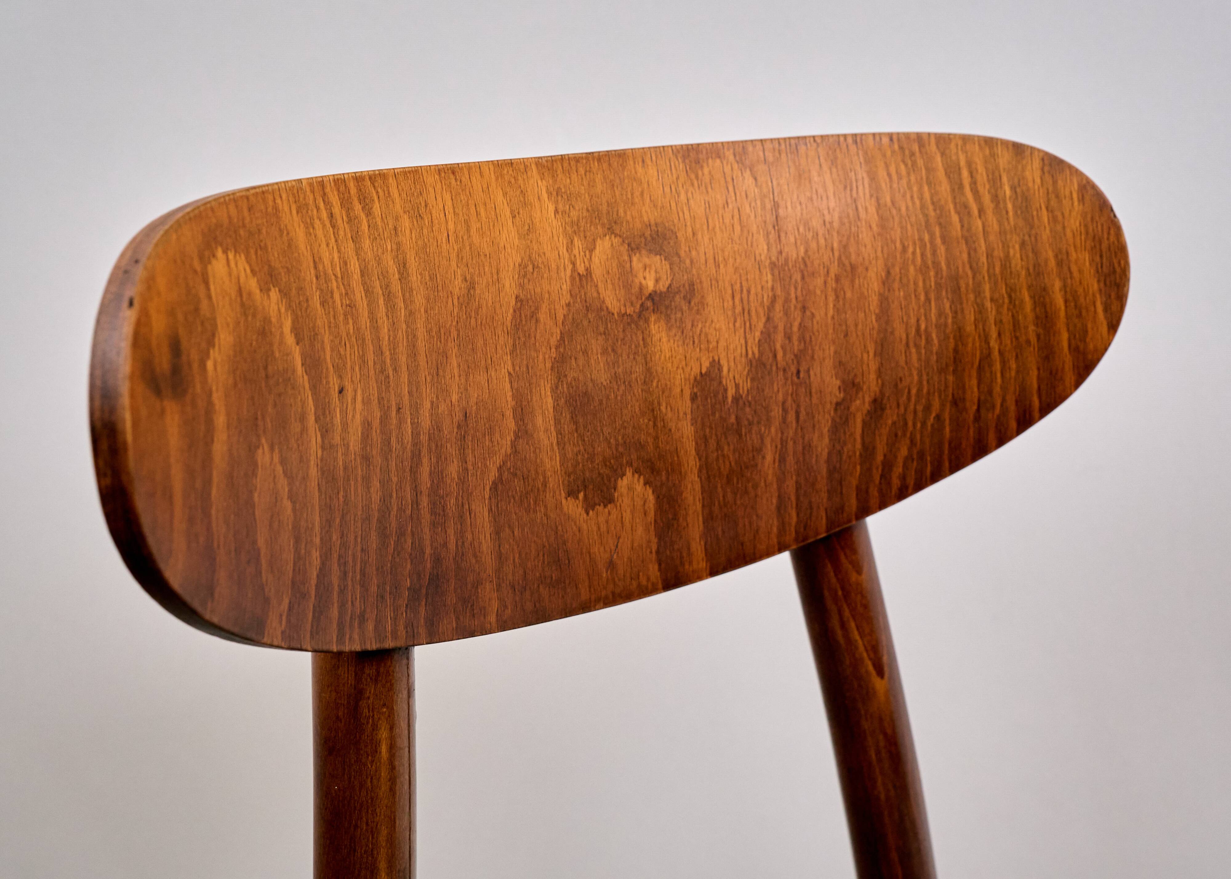 Set of 4 Dining Chairs, TON, 1960s, Czechoslovakia