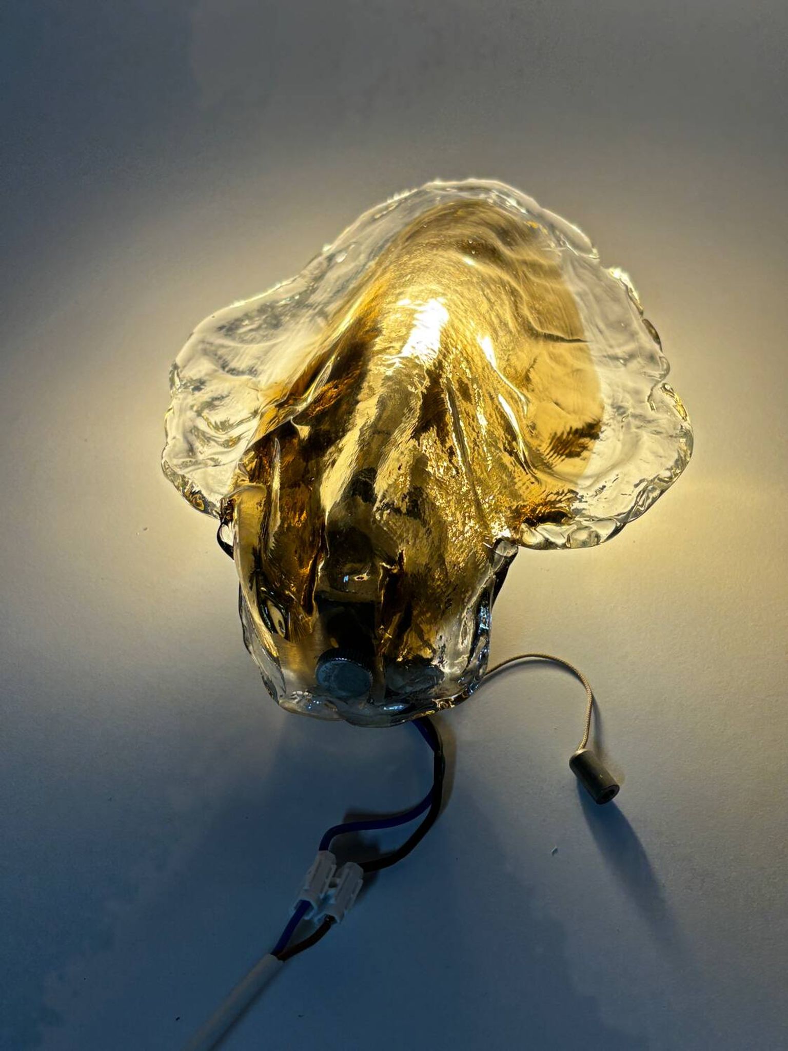 Ensemble Kalmar Murano, plafonnier et appliques