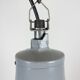 Grey industrial explosion proof light from Crouse-Hinds, 1970s