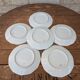 Ensemble de 6 assiettes à dessert à motif de bouquet de fleurs 20.5cm