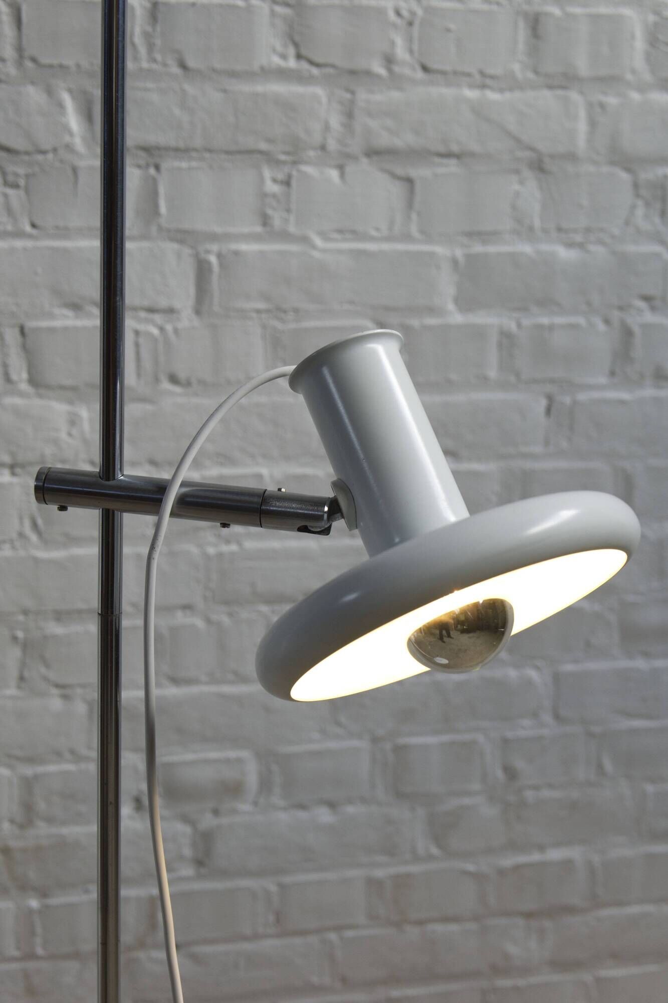 Vintage Danish floor lamp by Hans Due for Fog & Morup, 1970s