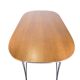 Conference table - Model Superellipse - oak surface with aluminum edge - Bruno Mathsson and Piet Hein