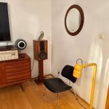 Scandinavian-style crystal mirror, Germany, 1970s