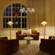 Sculptural modern floor lamps in pine, Sweden 1970s.