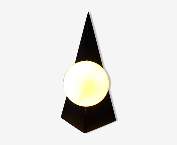 Lampe pyramide en céramique années 70