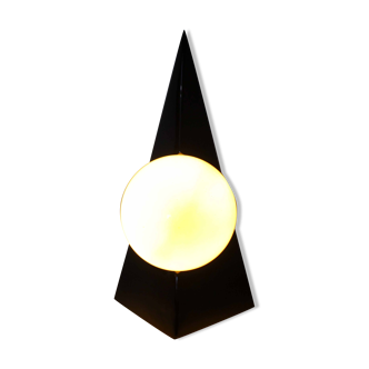 Lampe pyramide en céramique années 70