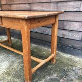 Solid oak farm table