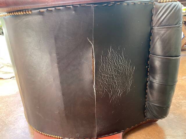 Chesterfield armchair