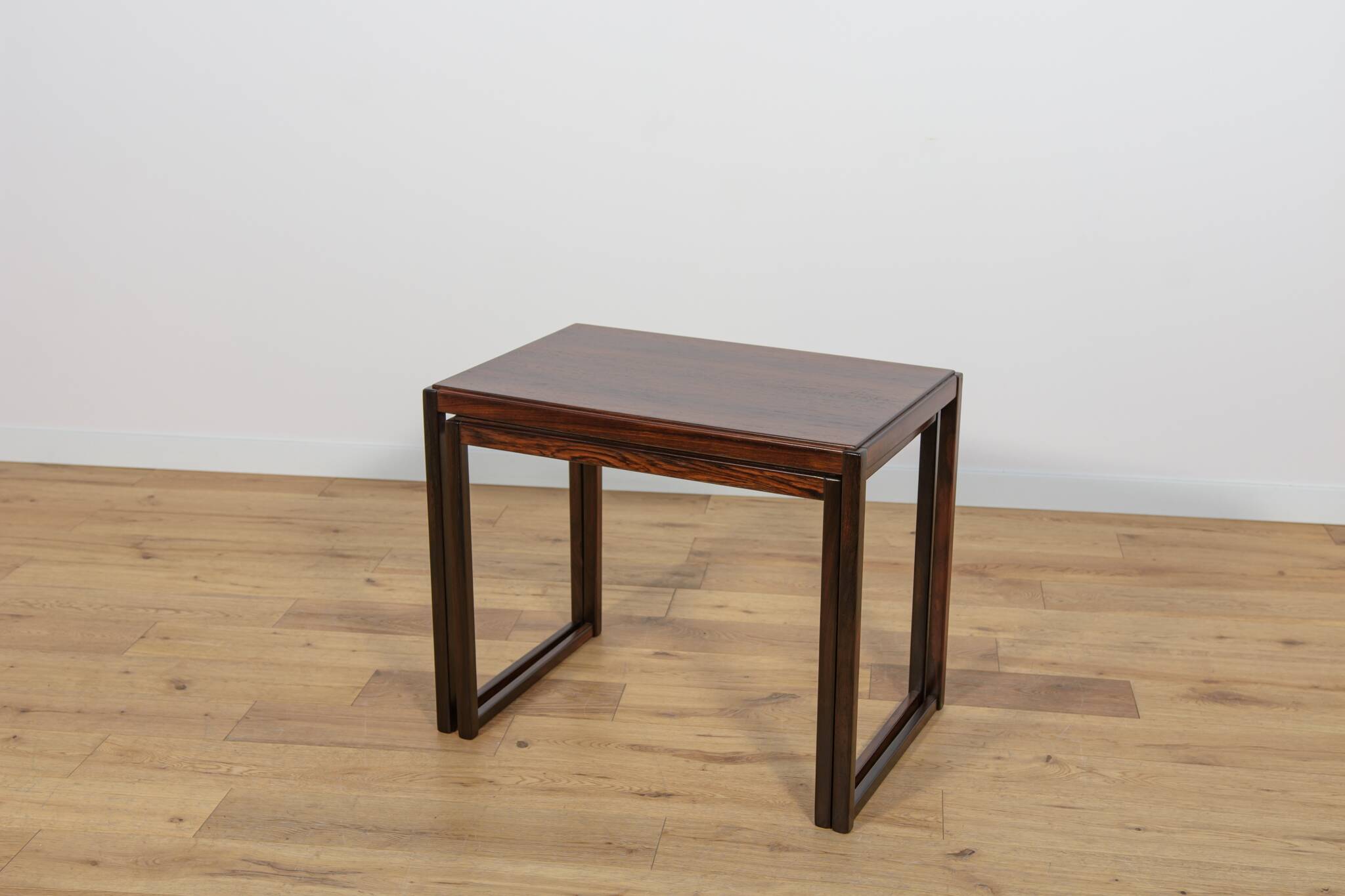 Mid-Century Rosewood Nesting Tables, 1960s, Sweden, Set of 2