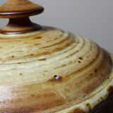 Glazed stoneware pot, Prudhomme La Borne vintage 60s-70s