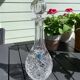 Carafe en cristal de boheme vintage