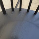 Vintage black rocking chair 1950