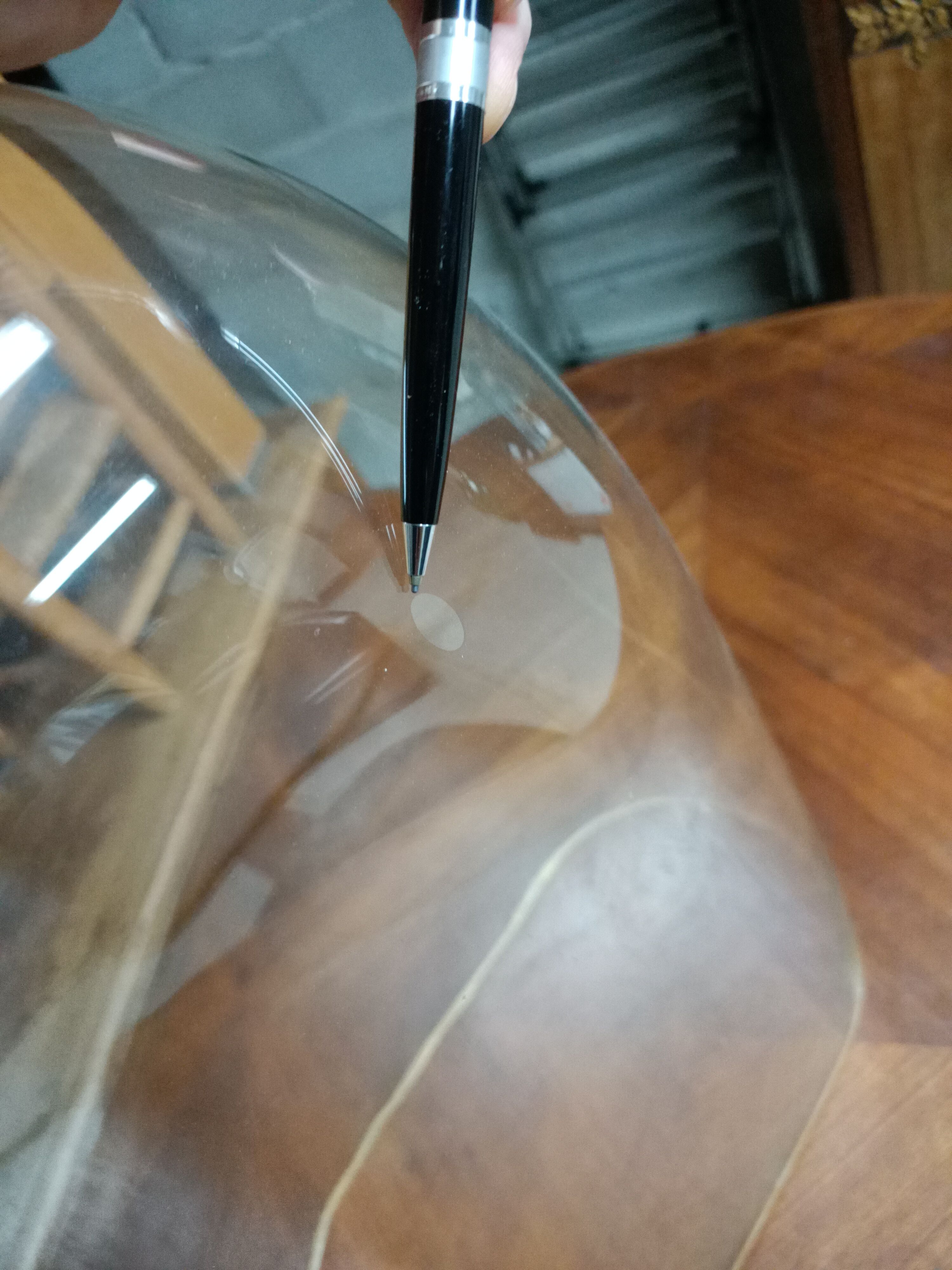 Napoleon 3 glass bridal globe