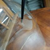 Napoleon 3 glass bridal globe