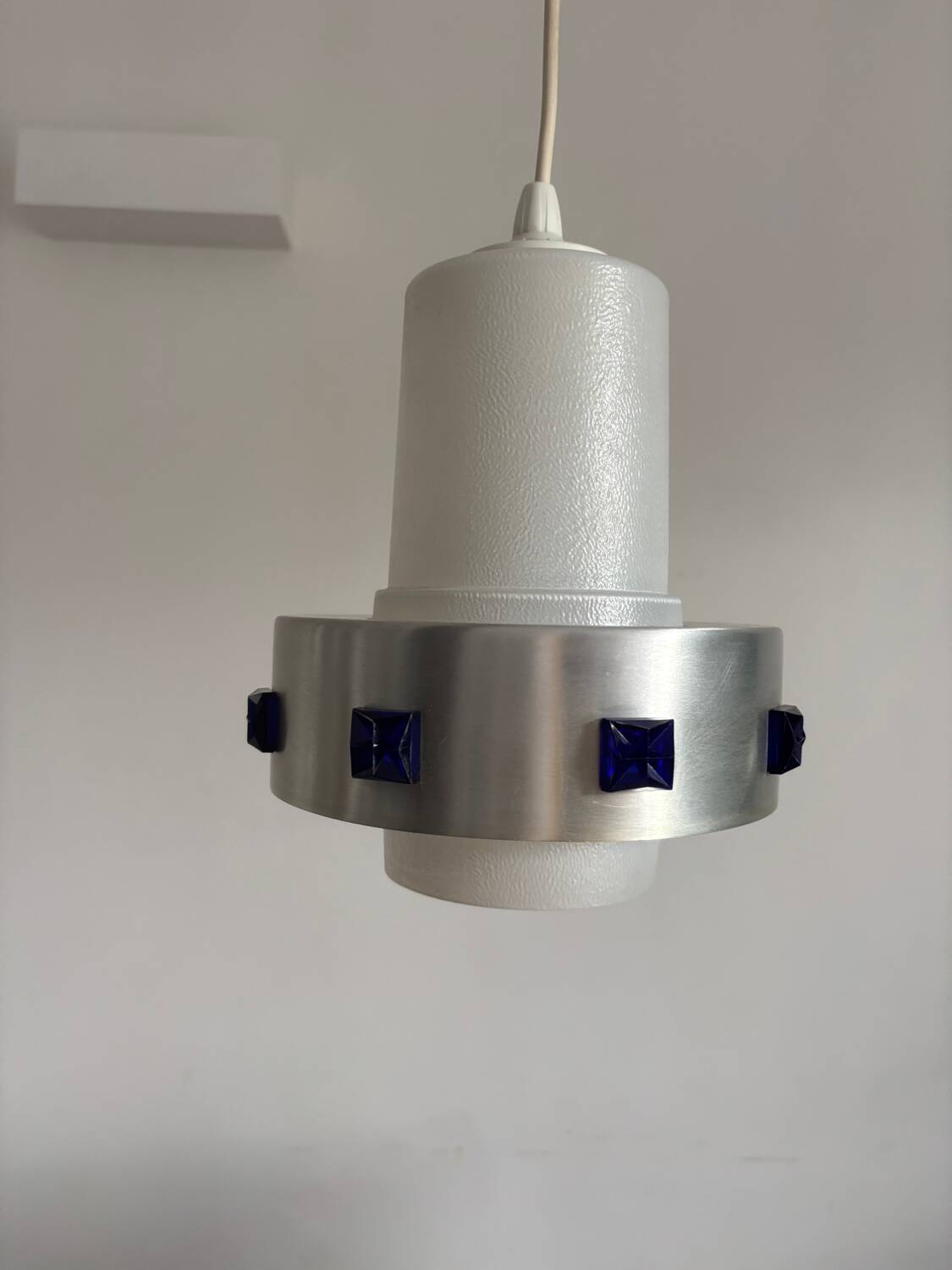 Space Age Saucer Style Pendant Lamp
