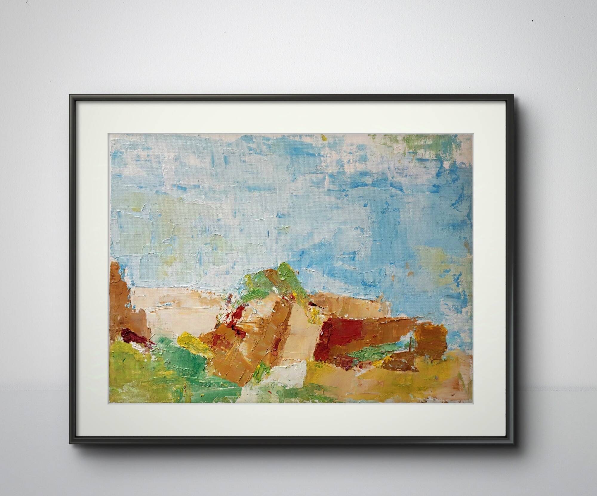 Original canvas landscape of Provence