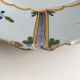 Assiette faience XIXeme décor fleurs "tulipes"