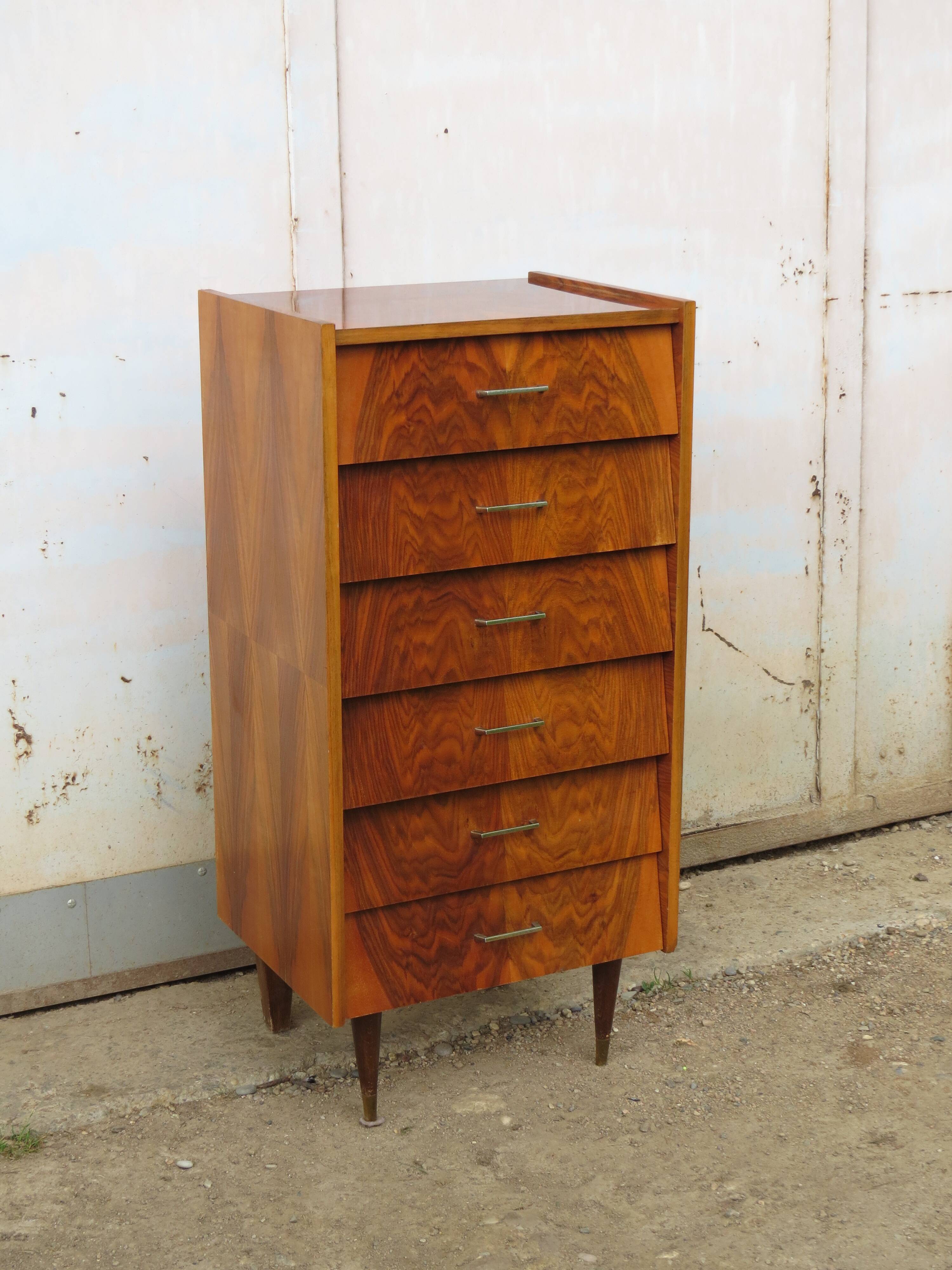 60's rosewood chiffonier