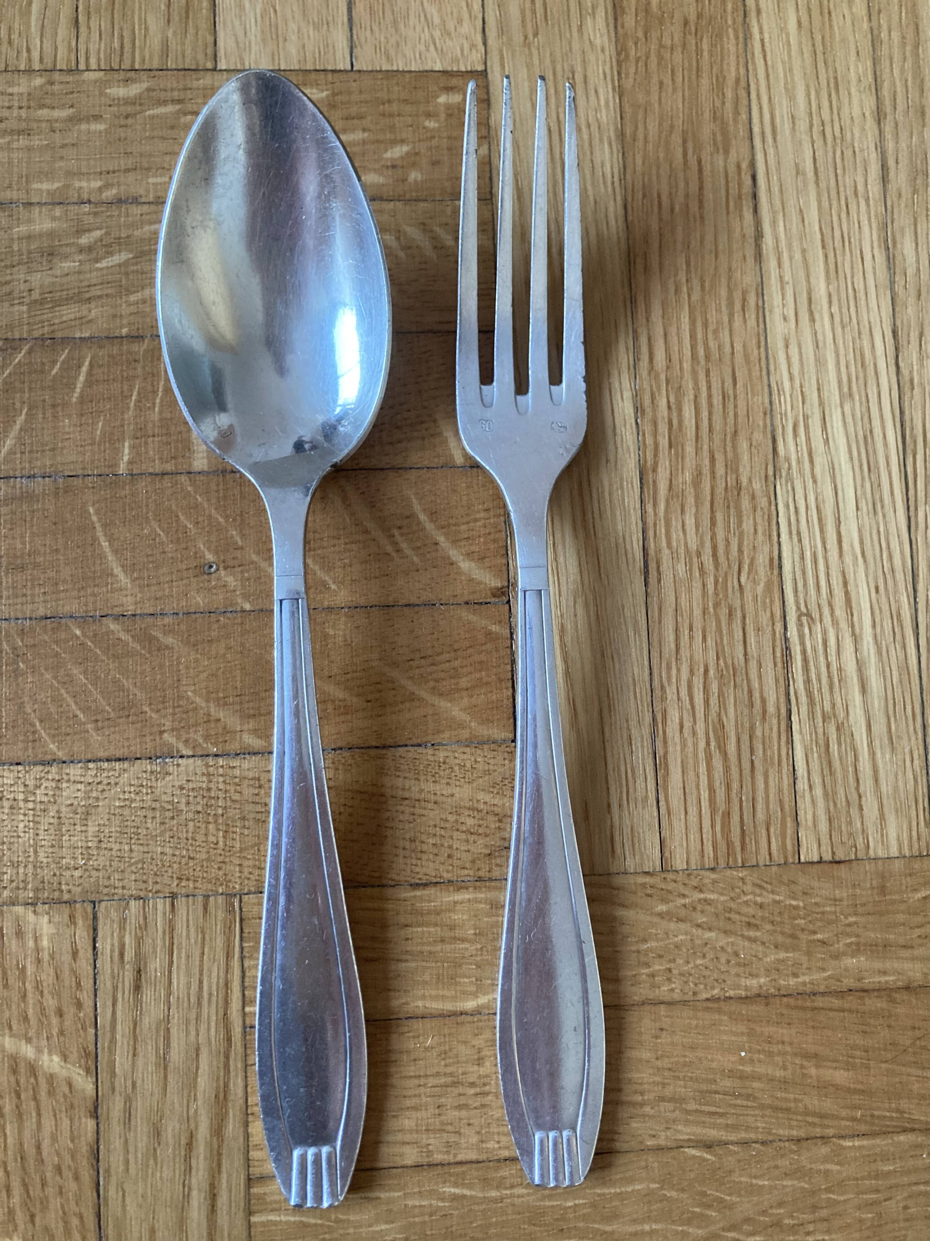 Apollo children's silver cutlery