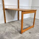 Les Arcs 1950s pine side table or desk