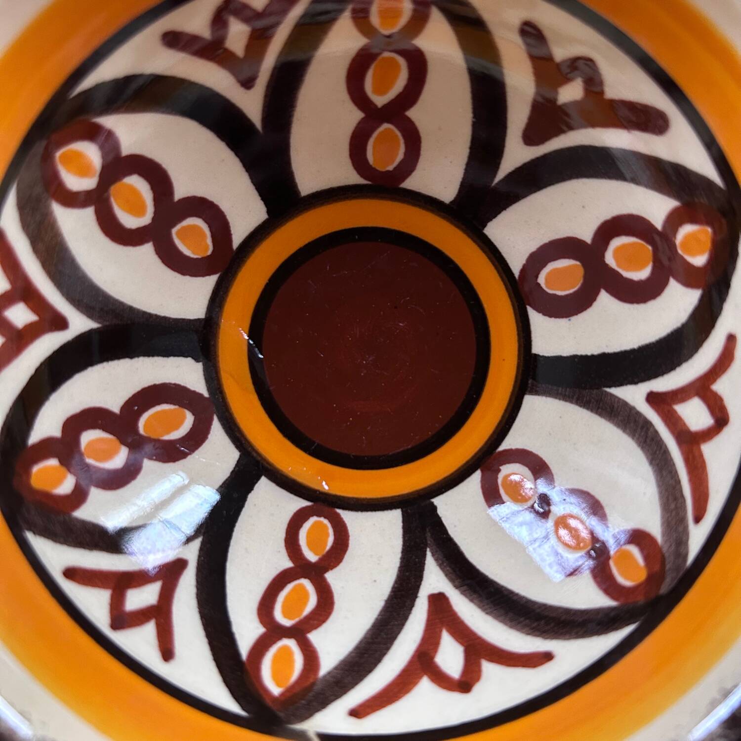 Old HB Quimper cider bowl