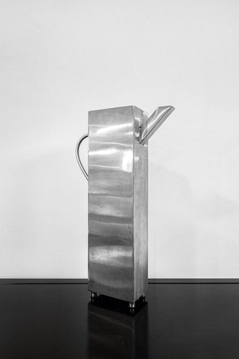 Metal vase by Aldo Rossi, Italy, 1980s