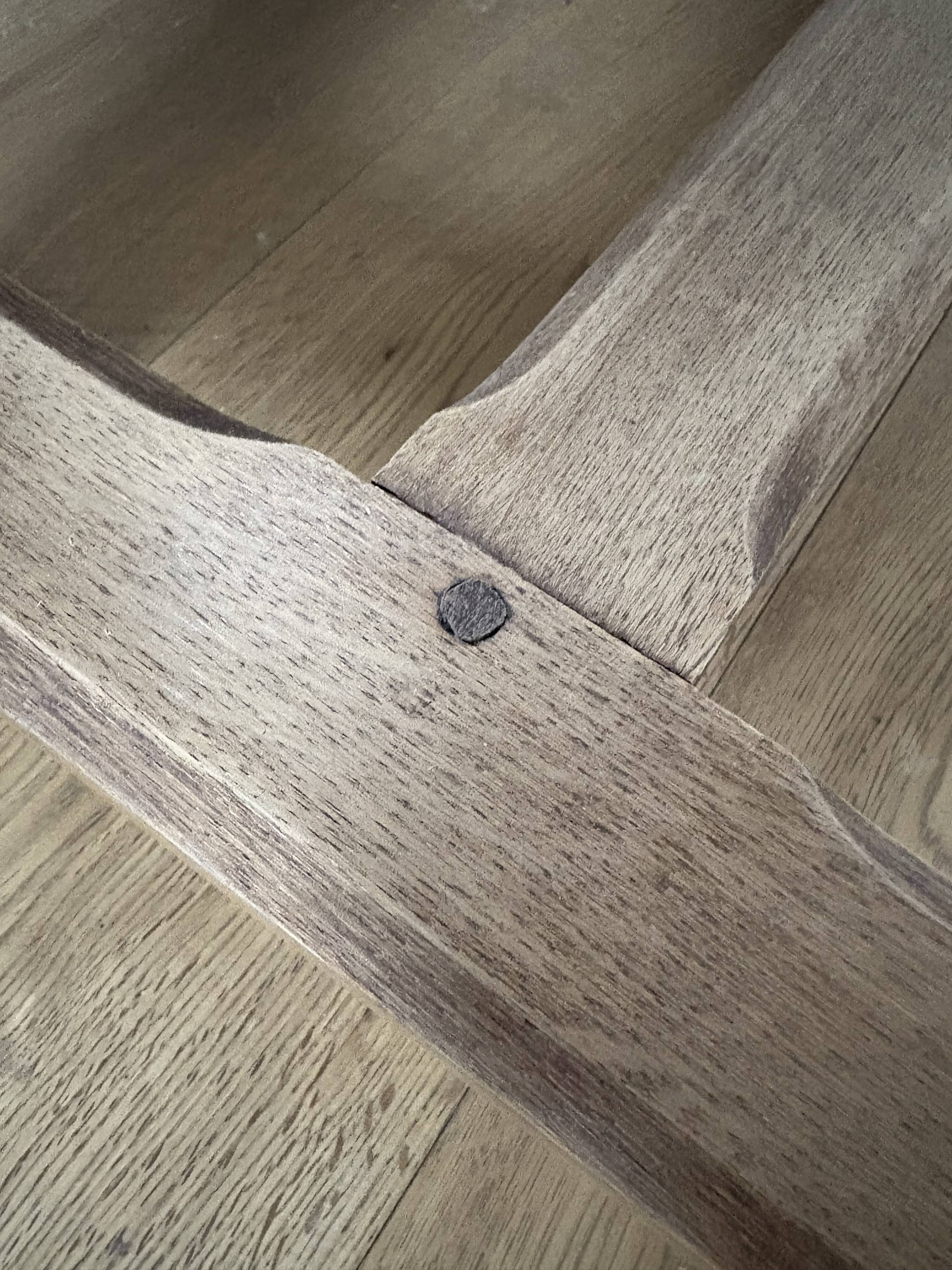 Console table "campaign" solid oak