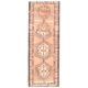 Vintage Turkish Oushak Handmade Wool Cotton Orange Runner Rug 113x317