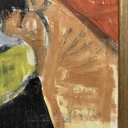 Stig Kellin Oil on Canvas Modernists Vintage oil painting  “ Seagull Bay”
