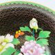 Cloisonne bowl, Vintage enamel bowl