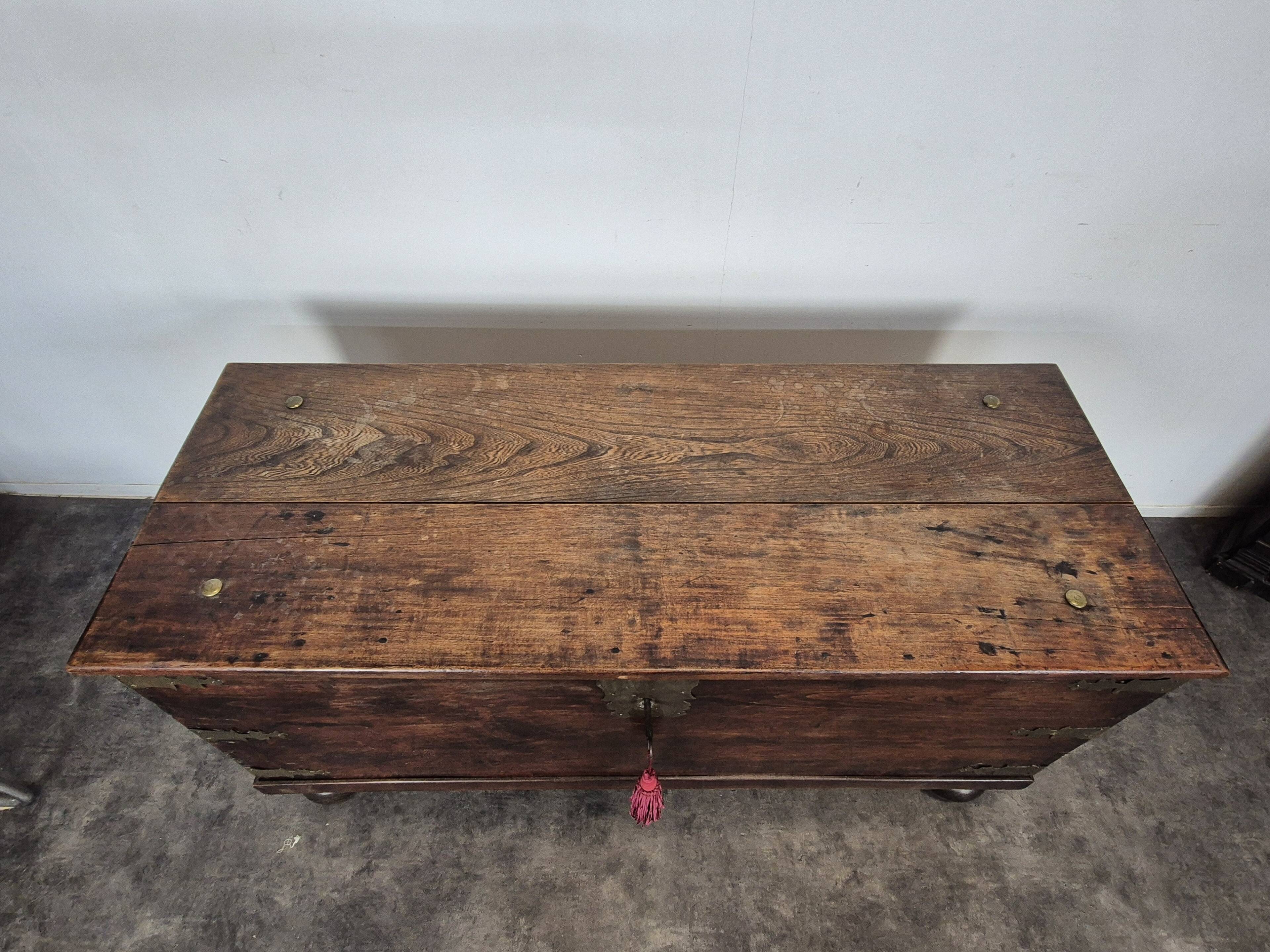 Large chest from Flanders from the 18th century