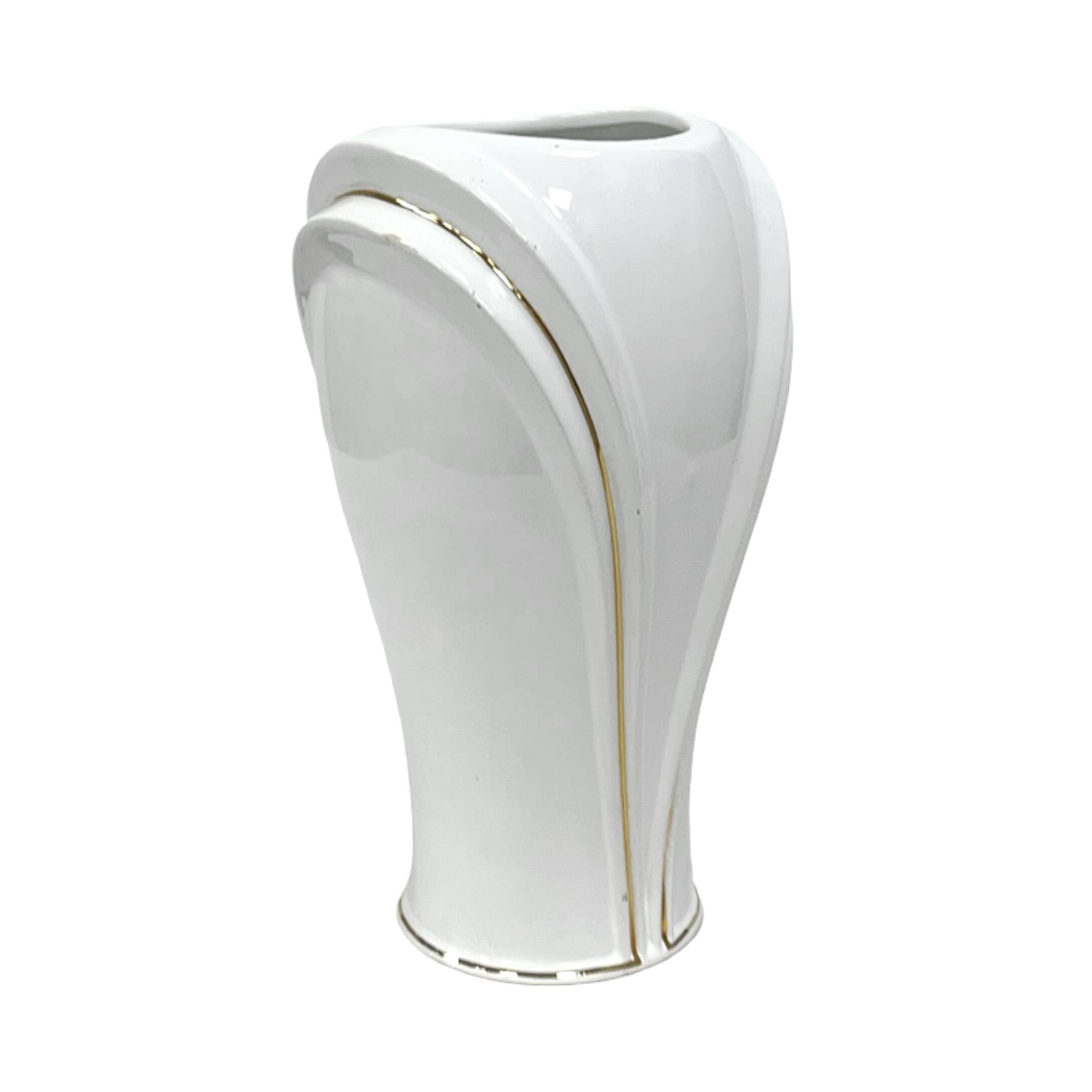 Elegant Porcelain Vase Welz Pfungstadt, Germany 1970s