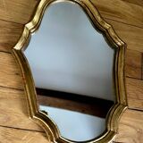 Vintage shell gold mirror