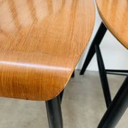 6 chaises Fanett par Ilmari Tapiovaara, scandinave, années 60