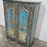 Ancienne armoire du Rajasthan en teck birman