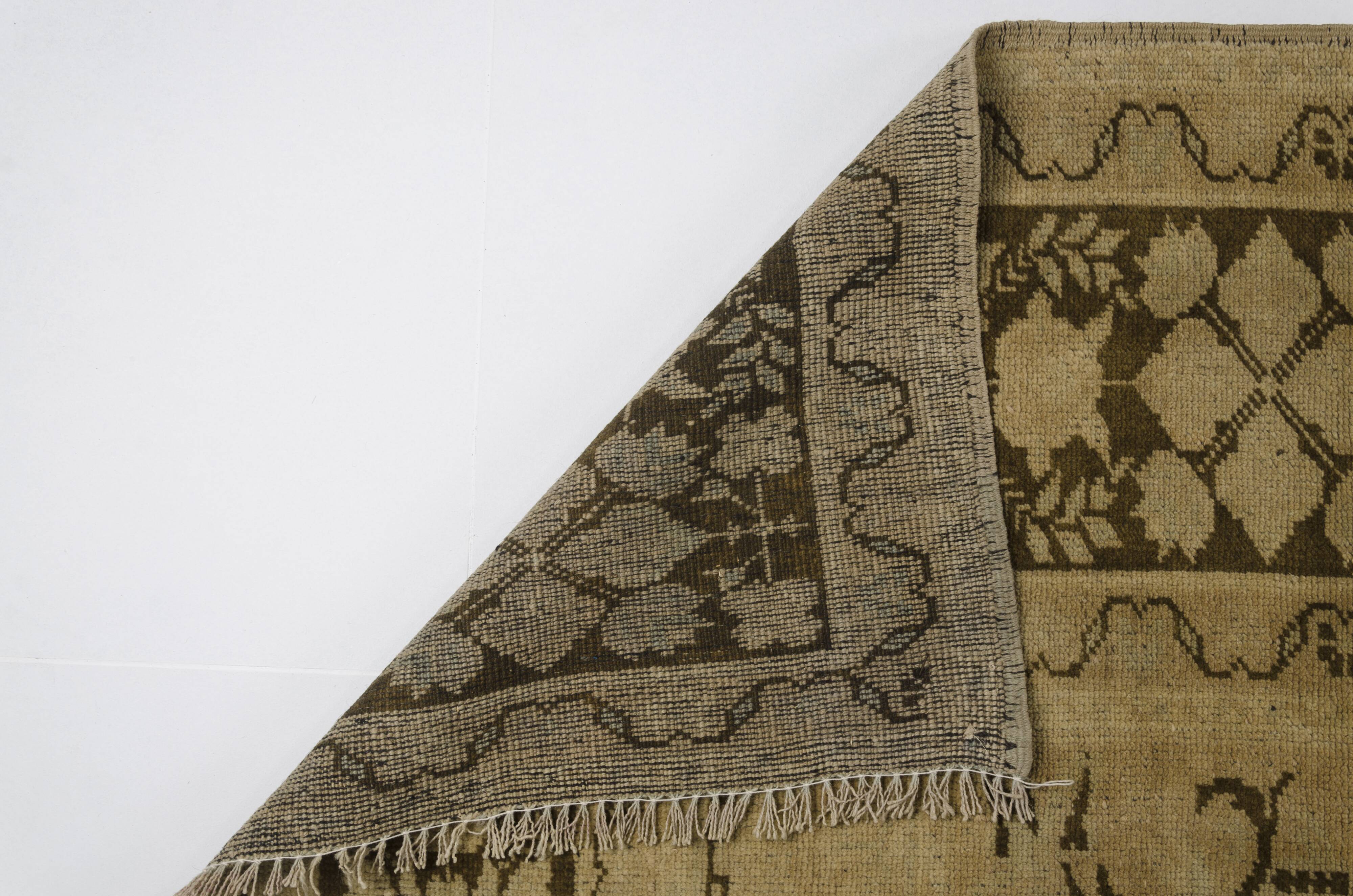 Oushak Handknotted Vintage Floor Rug