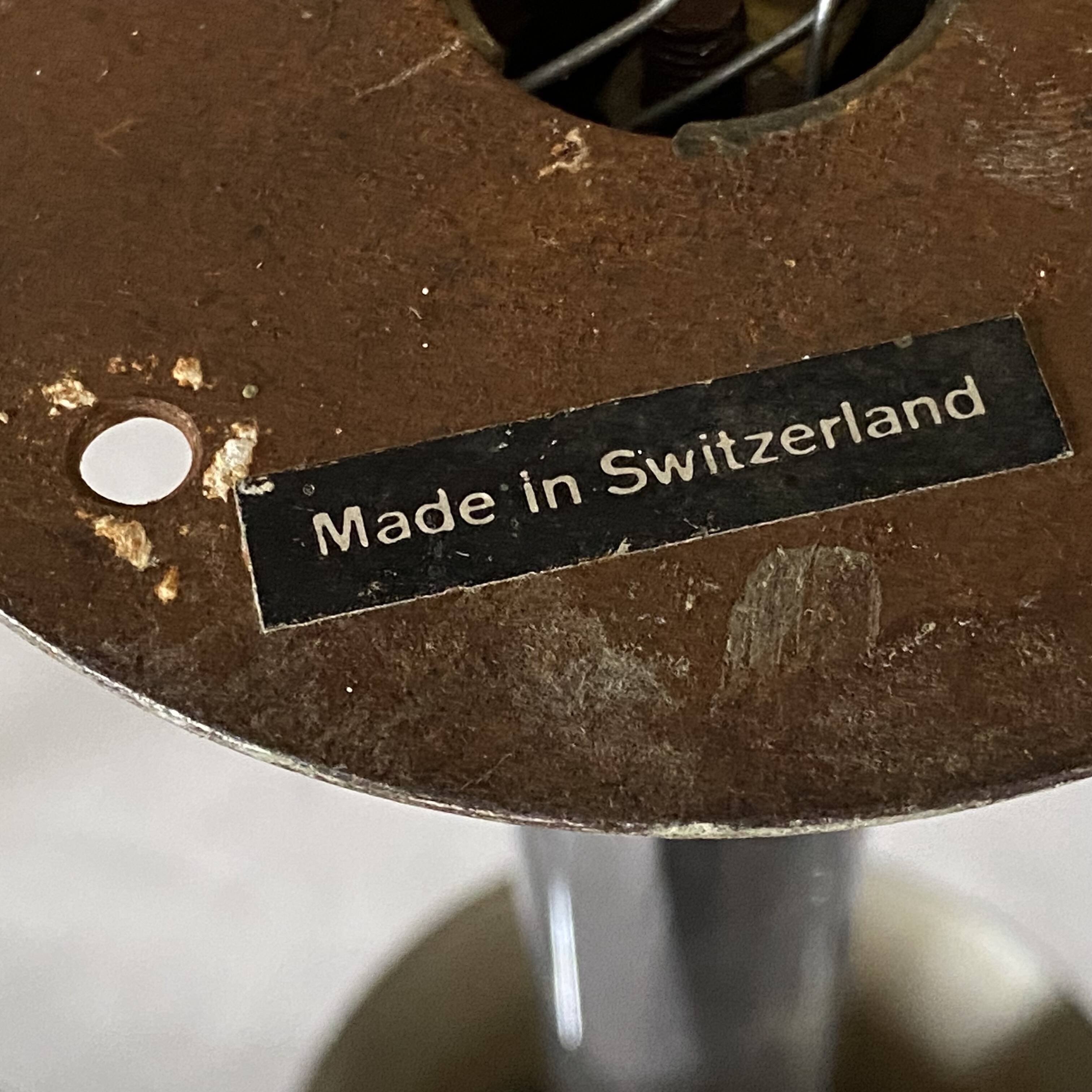 10-branched chandelier by Max Bill for Temde 1960