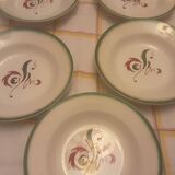 5 hollow plates digoin faience advertising casino savings model
