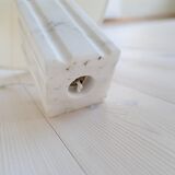 Mid-century solid marble table lamp Bergbom Sweden 1960s