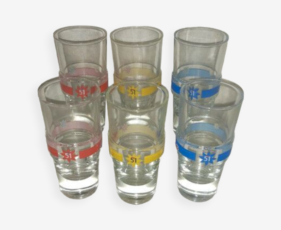 Lot de 6 verres à pastis neuf