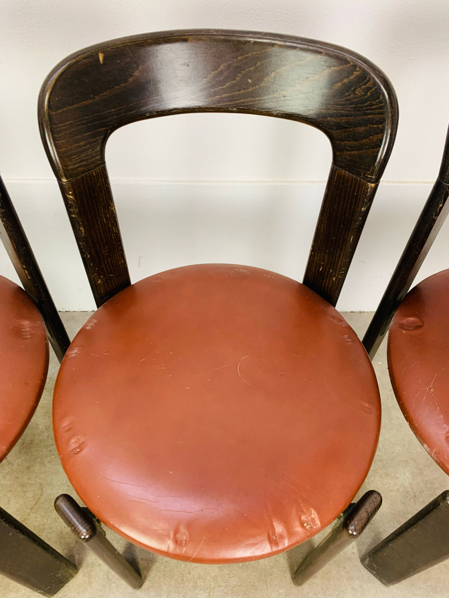 4 Bruno Rey chairs for Dietiker, workshop "Chair from Stein am Rhein"