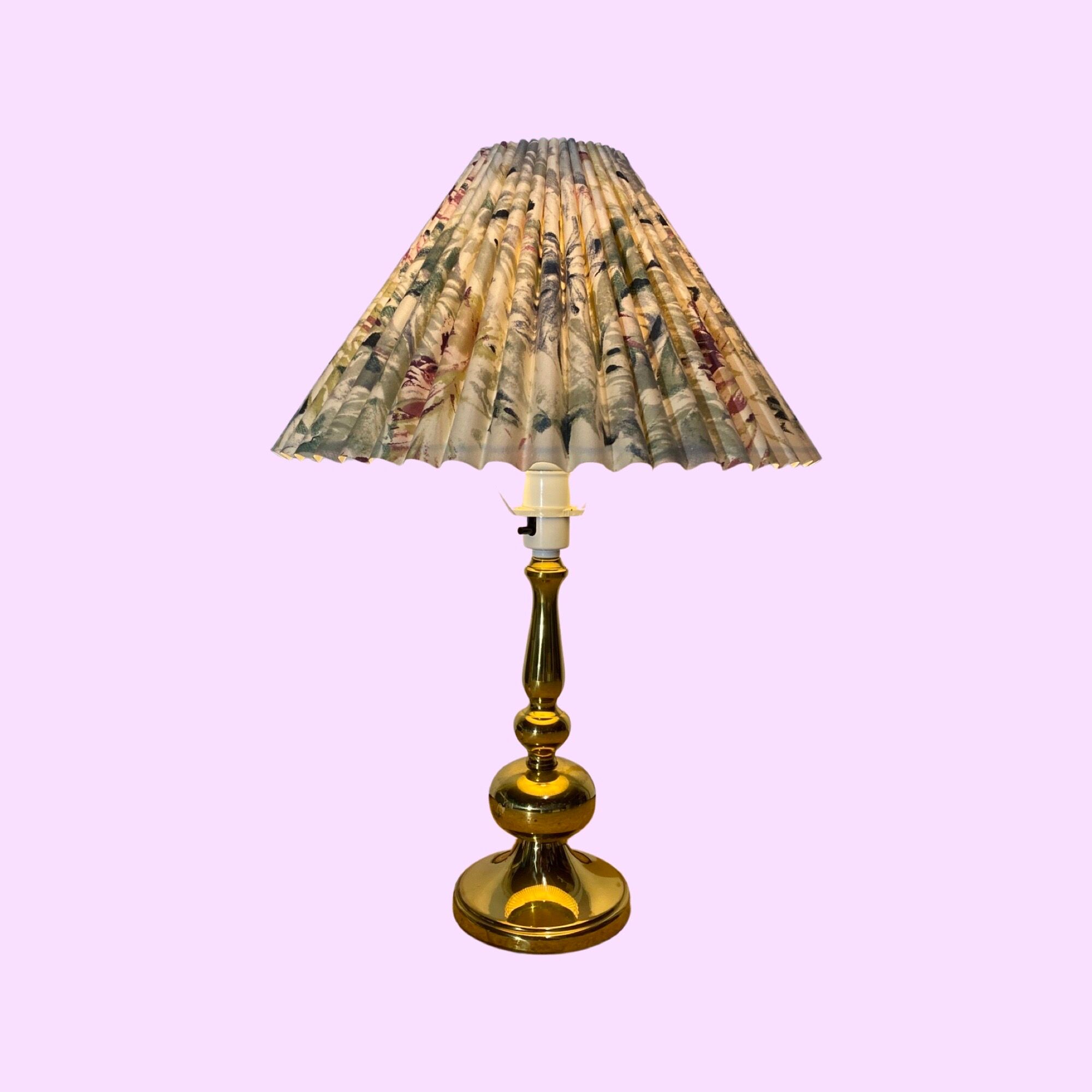 Brass danish design table lamp