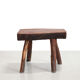 French brutalist tree trunk stools