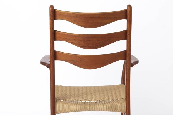 Fauteuil vintage en teck 1960 - Arne Wahl Iversen, Danois