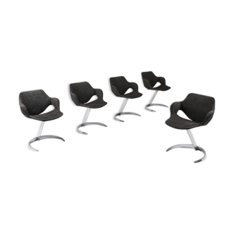 Boris Tabaccof dining room chairs - 1960s