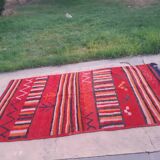 Handmade vintage berber carpet