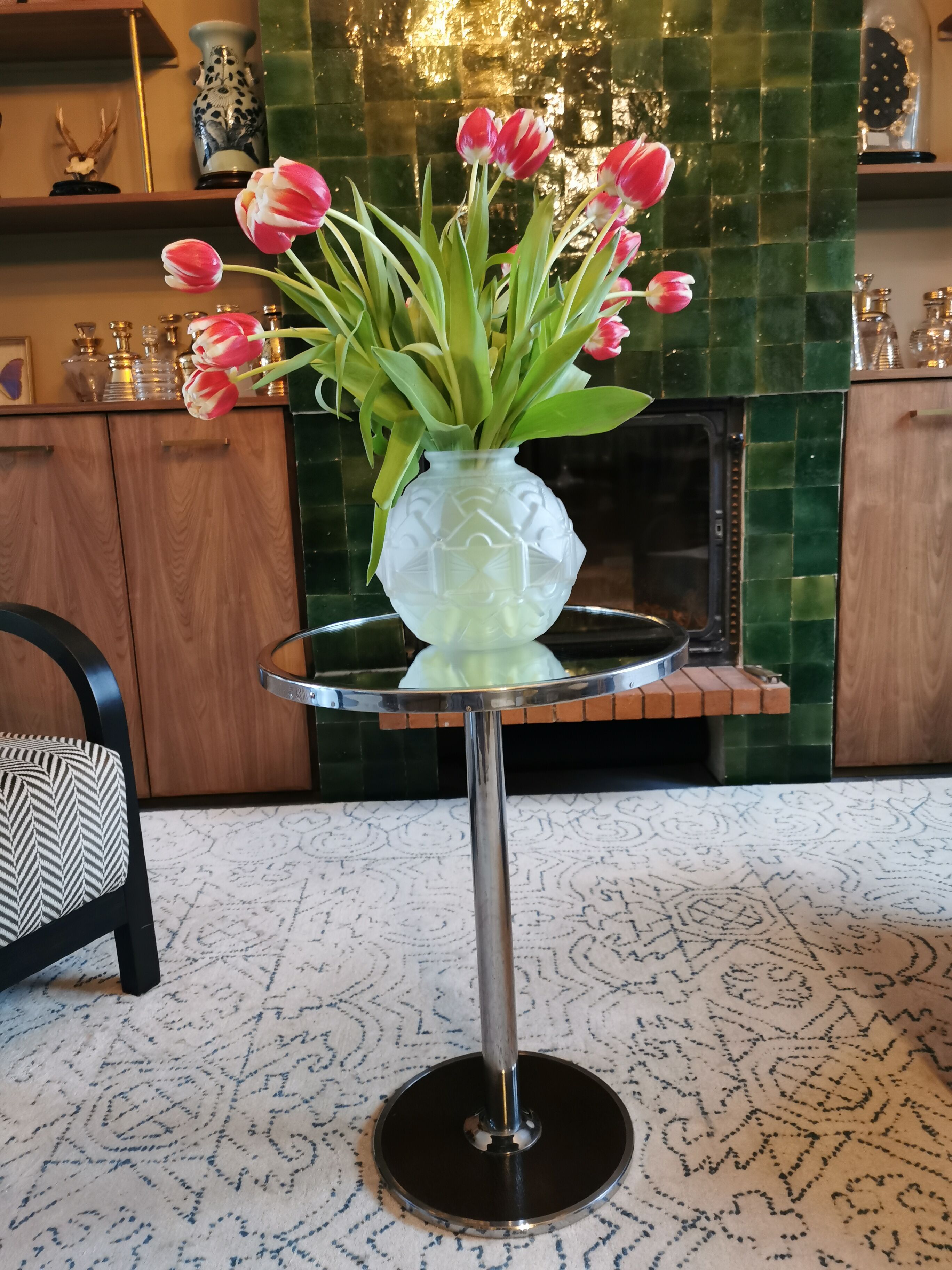 Art Deco Pedestal Table