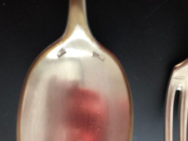 Silver-plated metal cutlery, Fidelio model